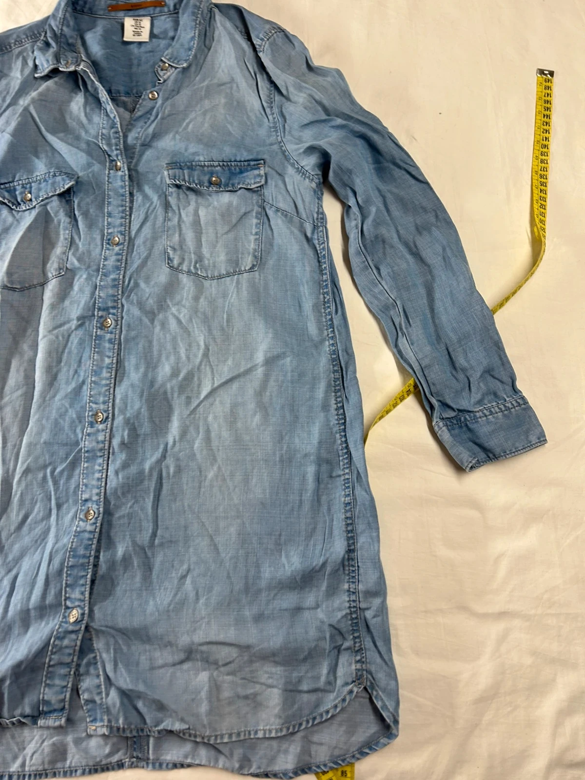 Vestido vintage azul claro h&m – photo 3
